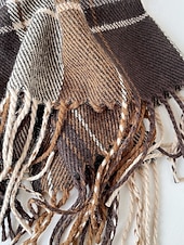 halpa Miesten solmiot ja rusetit-Miesten villajäljitelmäpolyesterihuivi, ruudullinen kuvio, useita värejä, täydellinen lahjaksi