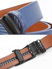 Недорогие Свадьба ACC-Мужской ремень из искусственной кожи с рисунком под карбон, регулируемый, в нескольких цветовых вариантах, идеально подходит для свадеб и в качестве подарка.