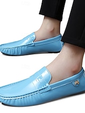 baratos Sapatos masculinos-Mocassins masculinos verdes, sapatos de condução leves e fáceis de calçar, mocassins casuais da moda para uso diário, festas e looks para o Dia de São Patrício.