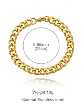 levne Pánské šperky-Pánský náramek z nerezové oceli – různé velikosti a barvy, stylový a odolný pro každodenní nošení