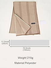 Недорогие Мужские галстуки и бабочки-мужской вязаный шарф с узором «ёлочка» — мягкий и стильный, многоцветный, идеально подходит для зимы и повседневной носки