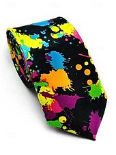 お買い得  アクセサリー-男性用ポリエステルタイ、複数のパターン、スタイリッシュなデザイン、カーニバルや仮面舞踏会用