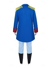  Set 250-årsjubileum USA Retro / vintage Medeltida kostymer Kläder Lång ärm George Washington Koloniala kostymer Revolutionskriget Maskeradkläder Herr Karnevalsdräkt Karnival Självständighetsdagen 4