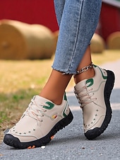 preiswerte Damen-Sneaker-Lässige Damen-Sneaker zum Schnüren – bequeme Schuhe mit strukturierten Ziernähten, ideal für Spaziergänge im Freien, tägliche Besorgungen, Brunch-Verabredungen und Ausflüge aufs Land.