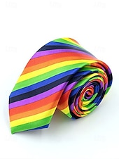 お買い得  アクセサリー-男性用ポリエステルタイ、複数のパターン、スタイリッシュなデザイン、カーニバルや仮面舞踏会用