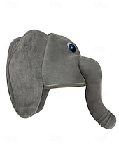 cheap Accessories-Unisex Polyester Elephant Mardi Gras Hat, Fun and Soft, Perfect for Carnival &amp; Masquerade Balls, Cute Animal-Themed Accessory