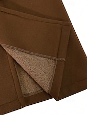 halpa Miesten trenssitakki-Miesten Talvitakki Fleecetakki Päällystakki Pitkä trenssitakki Trenssitakki Päivittäin ulko- Syksy Talvi Polyester Pidä lämpimänä Päällysvaatteet Vaatetus Klassinen Vapaa-aika Tavallinen Tasku