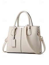 billiga Hand- och toteväskor-Handväska i konstläder för kvinnor med justerbar rem, flera färger och bärstilar – perfekt för arbete, vardagsutflykter och vardagsbruk