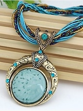 halpa Kaulakorut ja riipukset-Riipus-kaulakorut Kaulakoru For Naisten Päivittäin Katu Metalliseos Retro