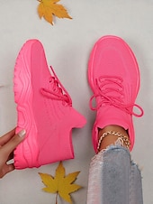 ieftine Pantofi de dama-Teniși verzi Flyknit pentru femei - pantofi casual confortabili cu design șireturi, ideali pentru evenimente de Ziua Sfântului Patrick, plimbări zilnice, comisioane în aer liber și întâlniri casual