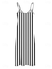 Χαμηλού Κόστους Floral φορέματα-Γυναικεία Μακρύ φόρεμα Φόρεμα για τον ήλιο Φόρεμα σε γραμμή Α Σλιπ Φόρεμα Διακοπές Καθημερινό Μπόχο Παραλία Χαλαρή Εφαρμογή Γραφική Ζώο Αμάνικο Λαιμόκοψη V Μαύρο Καλοκαίρι Άνοιξη