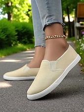 preiswerte St. Patrick&amp;#39;s Day-Grüne Damen-Slipper aus Canvas zum Hineinschlüpfen für den St. Patrick's Day – bequeme, lässige und vielseitige Sneaker für Paraden, Festivals und den Alltag