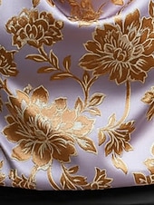 preiswerte Blumenblusen-Damen Hemd Druck Drapiert Blumen Elegant Stilvoll Lässig Langarm Wasserfallausschnitt Normale Oberteile Täglich Arbeit Ferien Hellgrün Rosa Violett Frühling Herbst
