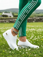 זול סניקרס לנשים-נעלי פלטפורמה ירוקות ניאון לנשים עם עקבים גבוהים - נעליים נוחות וגמישות, אידיאליות למצעדי יום פטריק הקדוש, טיולים לפסטיבלים, דייטים לארוחת בראנץ' וסידורים יומיומיים