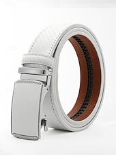 Недорогие Свадьба ACC-Мужской ремень из искусственной кожи с рисунком под карбон, регулируемый, в нескольких цветовых вариантах, идеально подходит для свадеб и в качестве подарка.