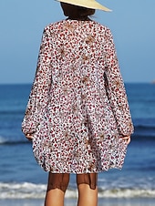 Χαμηλού Κόστους Σετ μπικίνι 3 τεμαχίων-Γυναικείο Μπικίνι 3 Τεμαχίων Μαγιό Σορτς Slim Χωρίς Πλάτη Διακοπές Παραλία V Λαιμός Αμάνικο Μαγιό