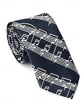 お買い得  アクセサリー-男性用ポリエステルタイ、複数のパターン、スタイリッシュなデザイン、カーニバルや仮面舞踏会用