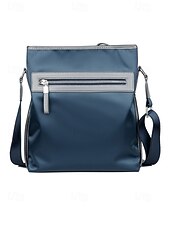 economico Borselli da uomo-borsa a tracolla impermeabile in tessuto Oxford da uomo – grande capacità, design multitasche, disponibile in blu e nero