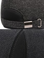 olcso Férfi kalapok-Férfi poliészter téli sapka összecsukható fülvédőkkel, több színben kapható – ideális hideg időjáráshoz és szabadtéri tevékenységekhez