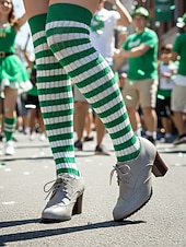  scarpe oxford da donna in pelle verde con tacco brogue e lacci – eleganti per la festa di San Patrizio, calzature per feste festive