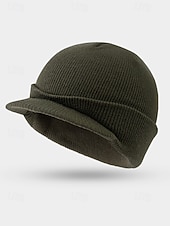 abordables Chapeaux pour hommes-Bonnet d'extérieur tricoté pour homme, disponible en plusieurs couleurs – chaud et confortable pour l'hiver et les activités de plein air
