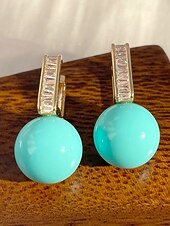 voordelige Huwelijk ACC-dames oorbellen van imitatieparels van legering - elegant ontwerp in meerdere kleuren, perfect voor bruiloften en dagelijks gebruik