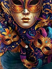 cheap Graphic Hoodies-Carnival Women's Pullover Sweatshirt Graphic Vintage Casual Long Sleeve V Neck Regular Tops Street Dailywear Zipper Pocket Print Purple Spring Fall