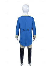  250e jubileum VS Rococo Barok Outfits Lange Mouwen George Washington Alexander Hamilton Koloniaal Kostuum Jongens Carnaval Independence Day 4 juli Kinderen Jas Broeken Kraag
