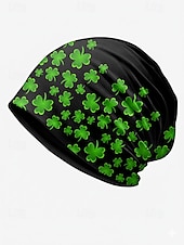 economico Accessori-berretto da donna per il giorno di San Patrizio, misto cotone e poliestere, vari modelli con trifogli e grafiche festive, perfetto per le feste e per l'uso quotidiano