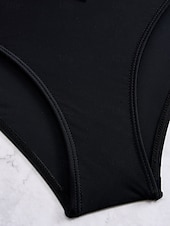 Χαμηλού Κόστους Τανκίνι-Γυναικείο Tankini 2 τεμαχίων Μαγιό Λεοπάρ Briefs Έλεγχος Κοιλιάς Ψηλή Μέση Αδύνατο Ανοιχτή Πλάτη Διακοπές Παραλία Floral Scoop Neck Άνευ Μανικιών Μαγιό