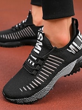billiga Herrskor-Ljusgröna herrskor i andningsbart mesh, lätta, halkfria terrängsneakers, bekväma träningsskor för promenader, jogging, gym och St. Patrick's Day-kläder