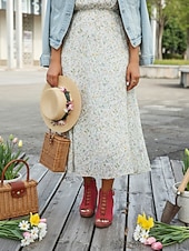 voordelige Hakken Sandalen-Rode damessandalen met dikke hak en ritssluiting, opengewerkt ontwerp, perfect voor tuinfeesten en casual gelegenheden.