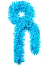 お買い得  アクセサリー-女性用マルディグラ羽毛ボア、複数の色、柔らかく軽量、カーニバルや仮面舞踏会に最適