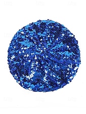 abordables Accesorios-Beret de lentejuelas de Mardi Gras para mujeres en múltiples colores material de poliéster perfecto para carnaval y bailes de máscaras