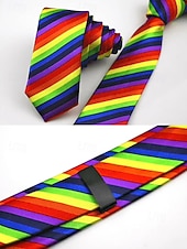 お買い得  アクセサリー-男性用ポリエステルタイ、複数のパターン、スタイリッシュなデザイン、カーニバルや仮面舞踏会用