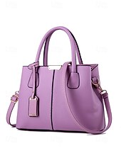 billiga Hand- och toteväskor-Handväska i konstläder för kvinnor med justerbar rem, flera färger och bärstilar – perfekt för arbete, vardagsutflykter och vardagsbruk