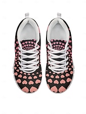  Herrsneakers för St. Patrick's Day – grönt shamrockmönster med bekväm passform, snygga skor för fester och högtider