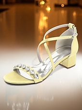 economico Madre della Sposa/Sposo-sandali da donna con tacco a blocco e strass color bordeaux - eleganti scarpe eleganti con cinturino alla caviglia per la mamma della sposa, matrimonio chic in città &amp;eventi serali formali