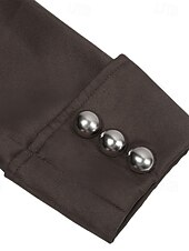  250-årsjubileum USA Rokoko Barock Kläder Lång ärm George Washington Koloniala kostymer Revolutionskriget Maskeradkläder Pojkar Karnival Självständighetsdagen 4 juli Barn Kappa Byxor Krage