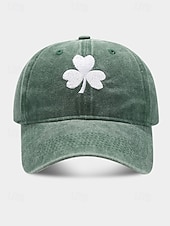 abordables Accesorios-Sombrero de visera de poliéster para hombre con peluca sintética colorida, disponible en varios colores, perfecto para el Día de San Patricio, carnaval y ocasiones festivas.