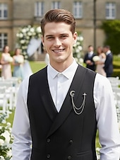 abordables Mariage ACC-Broche pour homme en alliage de faux diamants en forme de lune et d'étoile, disponible en or et en argent, parfaite pour les mariages et les événements formels.