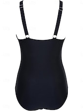 رخيصةأون مايوه قطعة واحدة-نسائي ملابس السباحة قطعة واحدة ملابس البحر ملابس السباحة شبكة بنطلون رياضي للبطن عالي الخصر ضعيف بدون ظهر العطلة ملابس الشاطئ جلد نمر أوراق V رقبة بدون كم بدلة سباحة