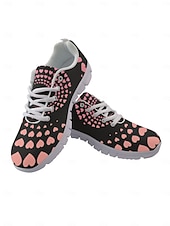  Herrsneakers för St. Patrick's Day – grönt shamrockmönster med bekväm passform, snygga skor för fester och högtider