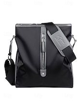 economico Borselli da uomo-borsa a tracolla impermeabile in tessuto Oxford da uomo – grande capacità, design multitasche, disponibile in blu e nero