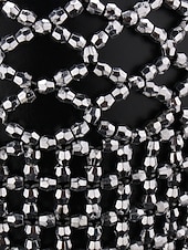 voordelige Accessoires-Dames Mardi Gras Beade Hoofddoek met Plastic Kralen Meerdere Kleuren Elegante Ontwerp Perfect voor Carnaval  Masker Bals