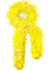 お買い得  アクセサリー-女性用マルディグラ羽毛ボア、複数の色、柔らかく軽量、カーニバルや仮面舞踏会に最適