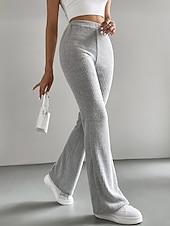 Χαμηλού Κόστους Γιόγκα κολάν &amp; καλσόν-Γυναικεία φωτισμένα κολάν Παντελόνια γυμναστικής Γιόγκα κολάν Έλεγχος κοιλιάς Ψηλή Μέση Αθλητικά Πιλάτες Παντελόνια Φούστες Συμπαγές Χρώμα Μαύρο Καφέ Γκρίζο Αθλητισμός Ρούχα Γυμναστικής