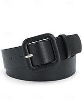 baratos Dia de São Patricio-Cinto feminino em couro sintético, diversas cores, ajuste regulável, perfeito para o Dia de São Patrício e para o dia a dia, acessório estiloso e versátil.