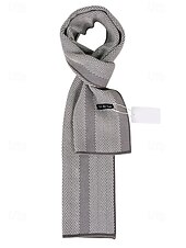 Недорогие Мужские галстуки и бабочки-мужской вязаный шарф с узором «ёлочка» — мягкий и стильный, многоцветный, идеально подходит для зимы и повседневной носки