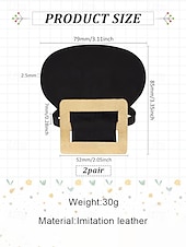  Cubrezapatos para hombre para el Día de San Patricio, polainas negras de piel sintética con hebilla dorada, cubrezapatos elásticos sin cordones, accesorios para disfraz de duende para festivales, desfiles y fiestas irlandesas.